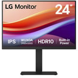 LG 24BA55W-B, LED-Monitor 61.1 cm (24 Zoll), schwarz, WUXGA, IPS, HDMI, DP, USB-Hub Lautsprecher