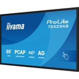 iiyama ProLite T5529AS-B1AG , LED-Monitor 139 cm (54.6 Zoll), schwarz (matt), UltraHD/4K, VA, Touchscreen, Android, USB-C