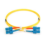 Digitus LWL Patchkabel, Duplex, SC > SC Stecker, Singlemode OS2 gelb, 2 Meter