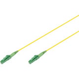 Digitus Glasfaser-Simplex-Patchkabel, Singlemode, LC/APC - LC/APC gelb, 1 Meter