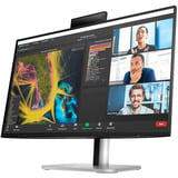 HP Pro 524pm Konferenz-Monitor, LED-Monitor 60.5 cm (23.8 Zoll), schwarz/silber, FullHD, IPS, Webcam, LS, Mikrofon , 100Hz Panel