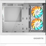 GIGABYTE C201 Panoramic Ice, Tower-Gehäuse weiß, Tempered Glass x 2