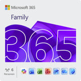 Microsoft Office M365 Family 6 User , Office-Software Deutsch, 1 Jahr, für PC und MAC