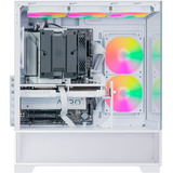 SilverStone Lucid 05, Tower-Gehäuse weiß, 270° Panoramaglas-Design