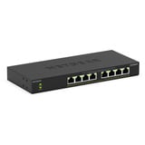 Netgear GS308LP, Switch schwarz, PoE+-Switch mit 8 Anschlüssen
