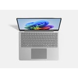 Microsoft Surface Laptop Copilot+PC 13 Zoll, Notebook platin, Qualcomm Snapdragon X Plus, Qualcomm Adreno GPU, 16 GB LPDDR5X, 256 GB (256 GB Flash), Windows 11 Home