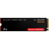WD Black SN850X NVMe SSD 2 TB schwarz, PCIe 4.0 x4, NVMe, M.2 2280