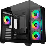 Cooler Master Elite 681 , Tower-Gehäuse schwarz, Tempered Glass x 2