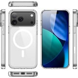 Nevox StyleShell SHOCKFlex, Handyhülle transparent, iPhone 17 Pro / iPhone 18 Pro, kompatibel mit MagSafe