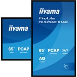 iiyama ProLite T6529AS-B1AG, LED-Monitor 164 cm (64.5 Zoll), schwarz (matt), UltraHD/4K, VA, Touchscreen, Android, USB-C