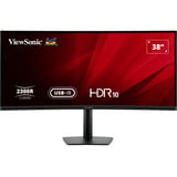 ViewSonic VA3820C, LED-Monitor 95.3 cm (37.5 Zoll), schwarz, UWQHD+, IPS, Curved, USB-C, USB-Hub