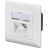 CAT.6A Datenanschlussdose, Aufputz, geschirmt, 2x RJ-45 LSA