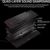 Corsair Vanguard 96 Wireless, Gaming-Tastatur schwarz, DE-Layout, Corsair MLX Plasma