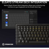 Corsair Vanguard 96 Wireless, Gaming-Tastatur schwarz, DE-Layout, Corsair MLX Plasma