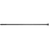 fischer UBN 4,8 x 430, Kabelbinder schwarz, 100 Stück, UV-beständig