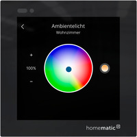 Homematic IP Glasdisplay (HmIP-WGD), Bedienteil schwarz