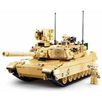 Sluban ModelBricks M1A2 SEP V2 Abrams, Konstruktionsspielzeug 