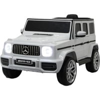 Jamara Ride-on Mercedes-AMG G 63, Kinderfahrzeug weiß, 12V