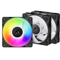 ARCTIC P12 Pro A-RGB LN, Gehäuselüfter schwarz, 3er Pack, 120 mm