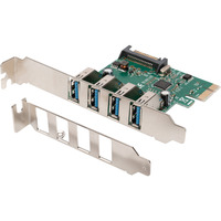 Digitus 4-Port USB 3.0 PCIe, Schnittstellenkarte 