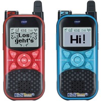 VTech KidiTalkie Explorer, Walkie-Talkie blau/rot, 2 Stück