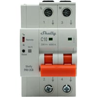 Shelly Pro 2CB C63, Sicherung grau, 2-Polig, 63A Nennstrom