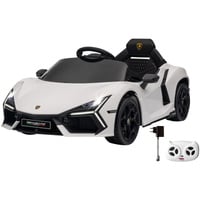Jamara Ride-on Lamborghini Revuelto 2,4GHz, Kinderfahrzeug weiß, Fernsteuerung, Lithium-Ionen-Akku