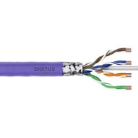 Digitus Professional Cat.6 F/UTP Verlegekabel simplex, B2ca violett, 305 Meter Trommel