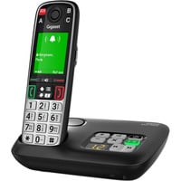 Gigaset EASY 500A, analoges Telefon schwarz/silber, mit Anrufbeantworter