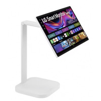 LG Smart Monitor Swing 32U889SA-W, LED-Monitor 80 cm (32 Zoll), weiß, UltraHD/4K, IPS, Touchscreen, Standfuß mit Rollen