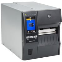 Zebra ZT411, Etikettendrucker schwarz/grau, 203 dpi, EPL, ZPL, ZPL II, USB, LAN, RS232, Bluetooth, Cutter