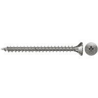 fischer Spanplattenschraube PowerFast 3,5x20 Senkkopf PZ 300 Stück, mit Vollgewinde, Edelstahl A2