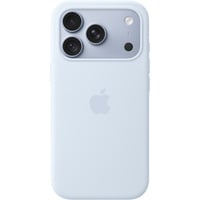 Apple Silikon Case mit MagSafe, Handyhülle hellblau, iPhone 18 Pro