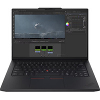 Lenovo ThinkPad P14s G7 Intel (21XJ005SGE), Notebook schwarz, Intel® Core™ Ultra 9 386H, NVIDIA RTX PRO 1000, 64 GB LPDDR5X, 1 TB (1 TB SSD), Windows 11 Pro