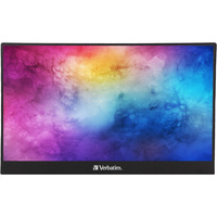 Verbatim PM-14, LED-Monitor 35.5 cm (14 Zoll), schwarz, FullHD, IPS, USB-C, HDR