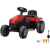 Jamara Ride-on Traktor Strong Bull, Kinderfahrzeug rot, 6V