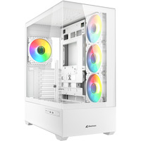 Sharkoon AK6 RGB    , Tower-Gehäuse weiß, Tempered Glass x 2