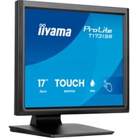 iiyama ProLite T1731SR-B2S, LED-Monitor 43 cm (17 Zoll), schwarz (matt), SXGA, TN, Touchscreen, HDMI, DP, VGA