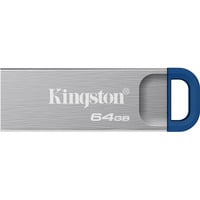 Kingston DataTraveler Kyson 64 GB, USB-Stick silber/blau