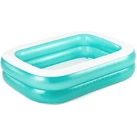 Bestway Family Pool "Blue Rectangular", Schwimmbad blau/weiß, 201cm x 150cm x 51cm