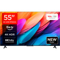 TCL 55PF650A, LED-Fernseher 140 cm (55 Zoll), schwarz, UltraHD/4K, Triple Tuner, FireTV OS 8