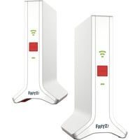 FRITZ! Mesh Set 4200 2er-Set, Repeater weiß/rot, 2x  FRITZ!Repeater 3000 AX
