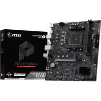 MSI PRO B550M-B, Mainboard schwarz