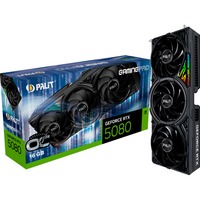 Palit GeForce RTX 5080 GamingPro OC, Grafikkarte DLSS 5, 3x DisplayPort, 1x HDMI 2.1