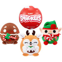 ZURU Snackles Christmas, Kuscheltier sortierter Artikel, eine Figur
