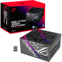 ASUS ROG-STRIX-1000P-GAMING, PC-Netzteil schwarz, 1x 12-Pin High Power GPU, 4x PCIe, Kabelmanagement, 1000 Watt