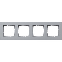 Gira Abdeckrahmen vierfach aluminium, Retail