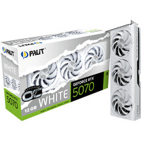 Palit GeForce RTX 5070 OC WHITE, Grafikkarte DLSS 5, 3x DisplayPort, 1x HDMI 2.1