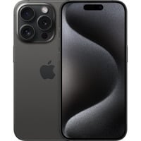 Apple iPhone 15 Pro 256GB Generalüberholt, Handy Titan Schwarz, iOS