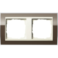 Gira Abdeckrahmen 2fach braun, Retail